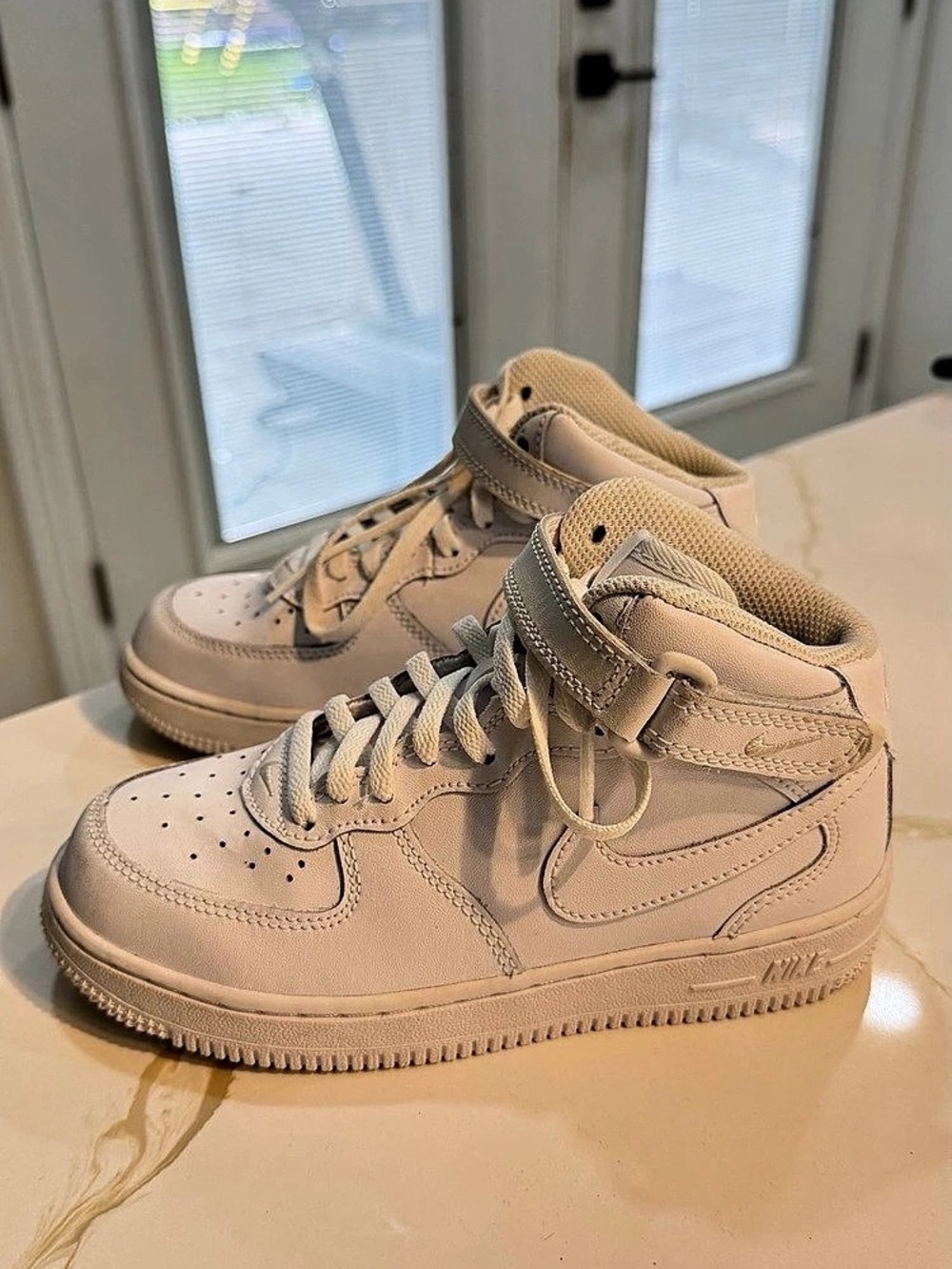 Nike Air Force 1 Mid '07 Triple White Sneakers